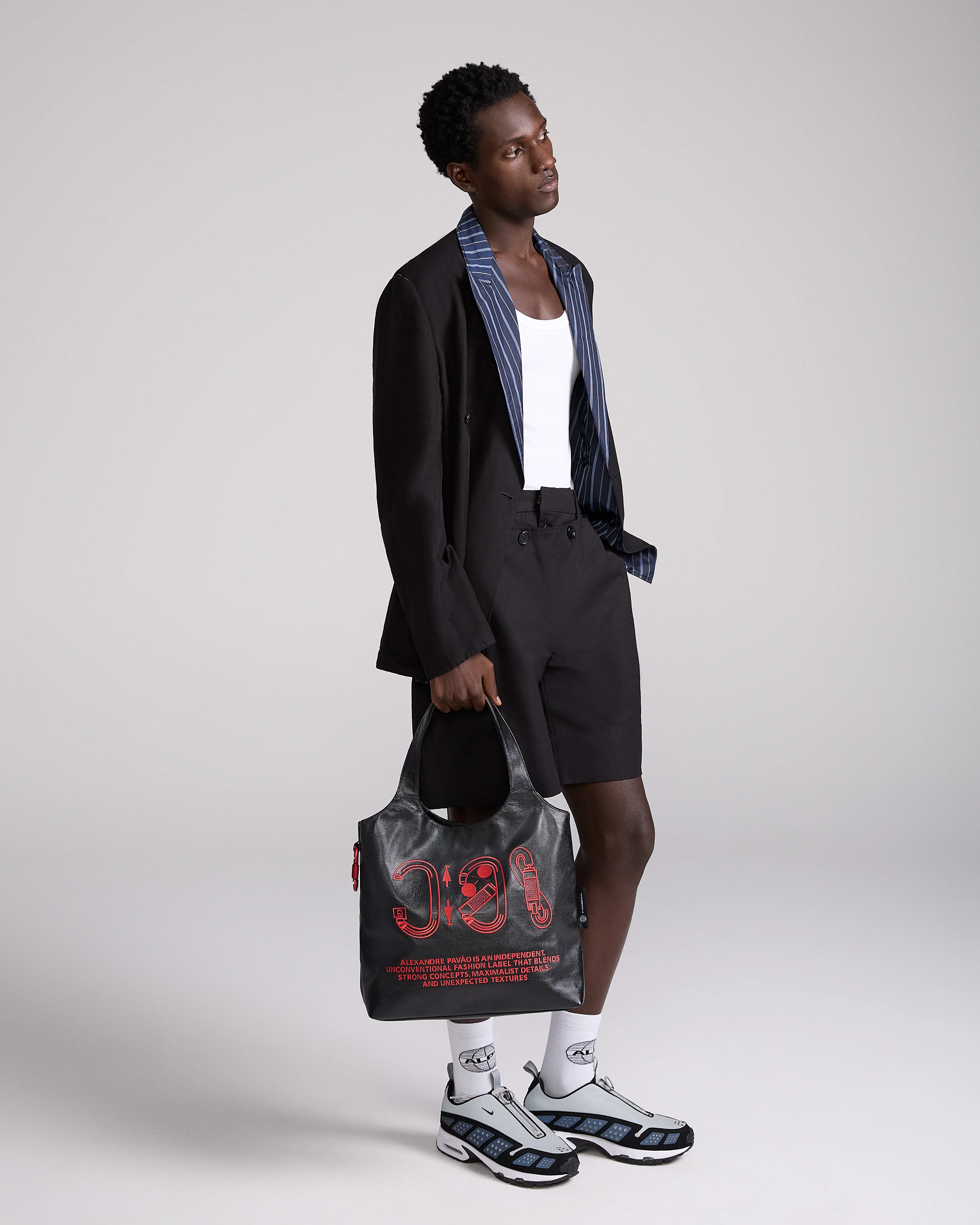 Bonny Embroidery Tote Bag - Preto - Image 2