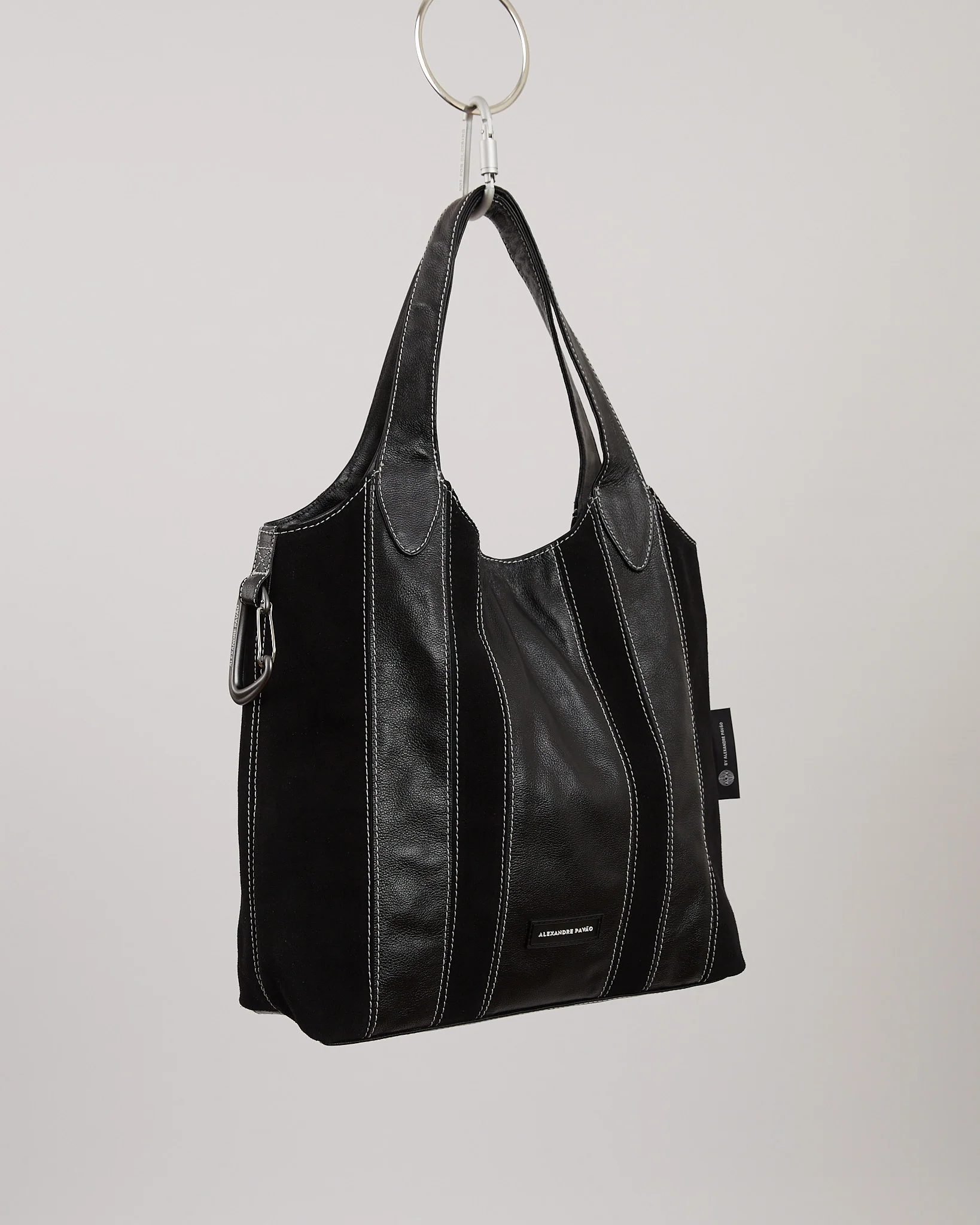 Bonny Stripes Tote Bag - Preto - Image 3