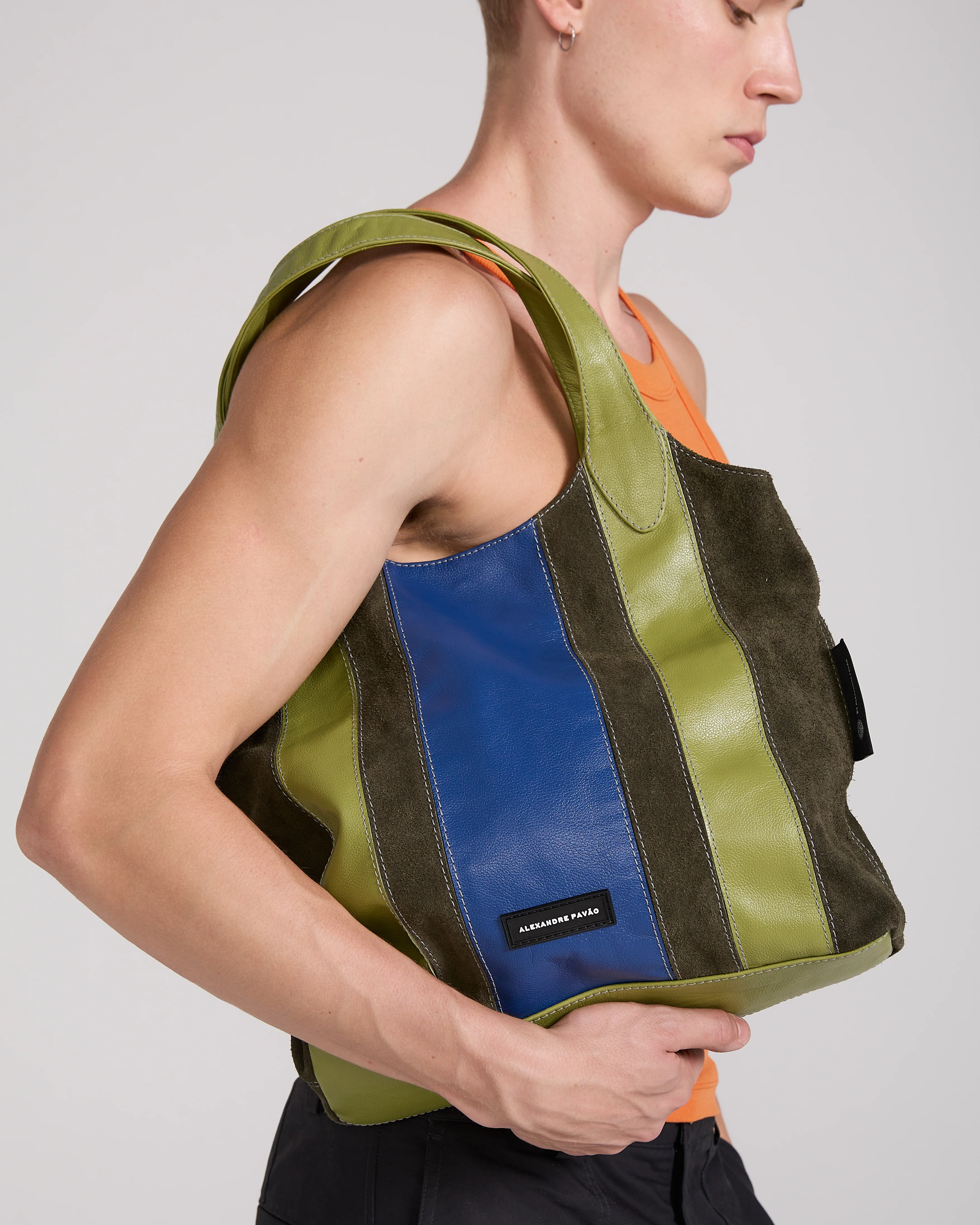 Bonny Stripes Tote Bag - Verde - Image 3