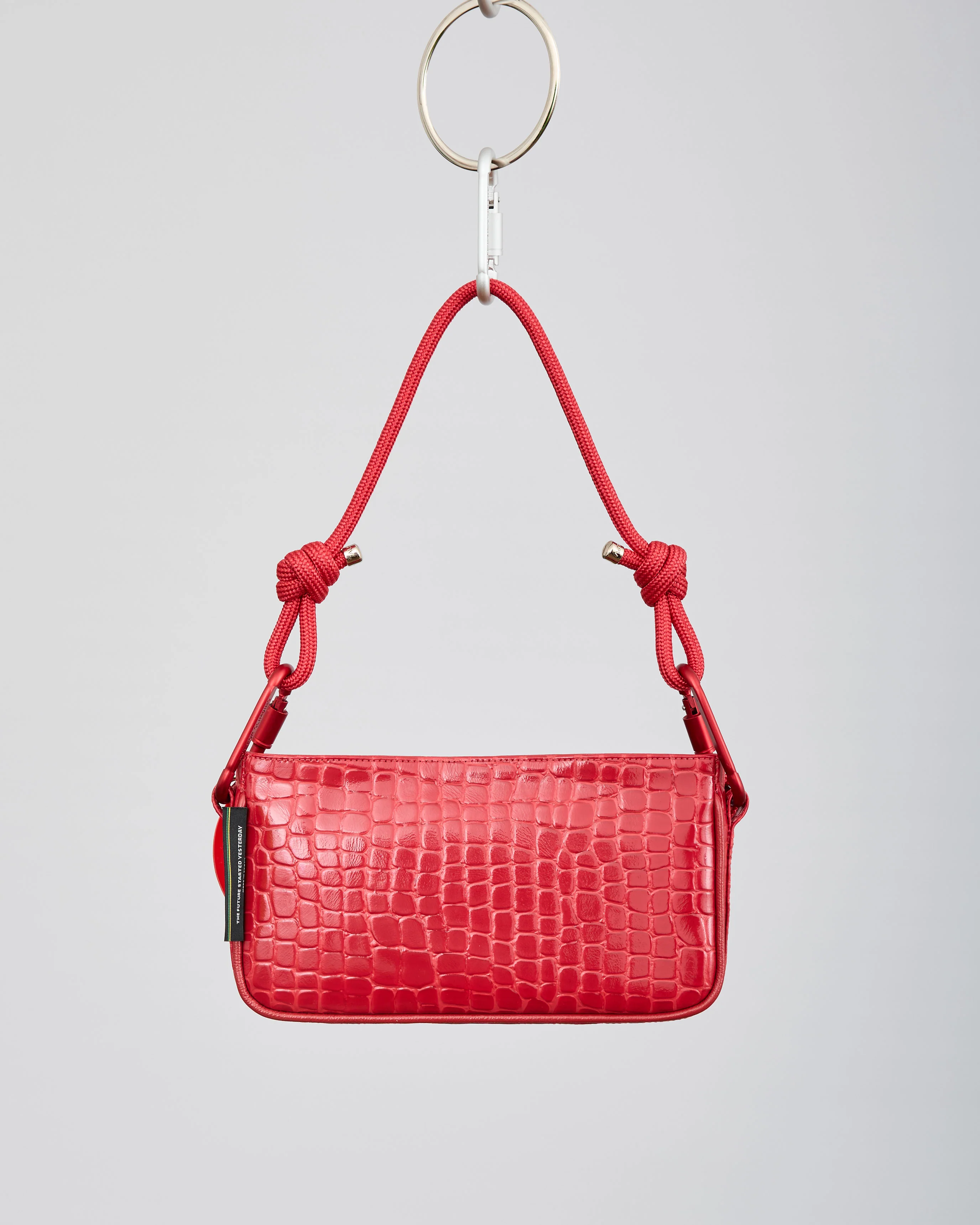 PARIS SHOULDER BAG - VERMELHO CROCO VERNIZ - Image 3