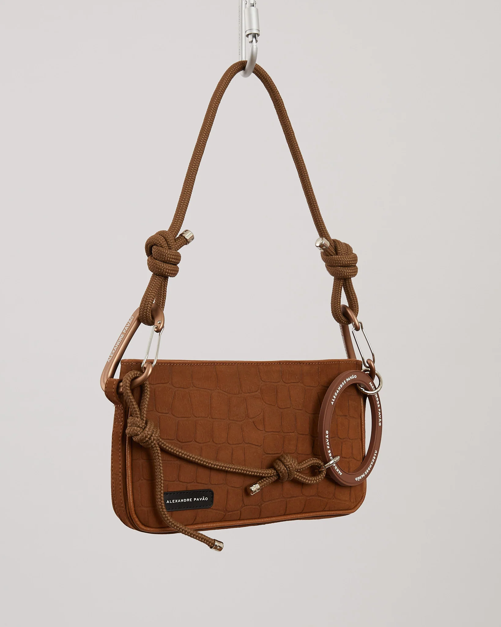 Paris Shoulder Bag - Marrom Croco - Image 4