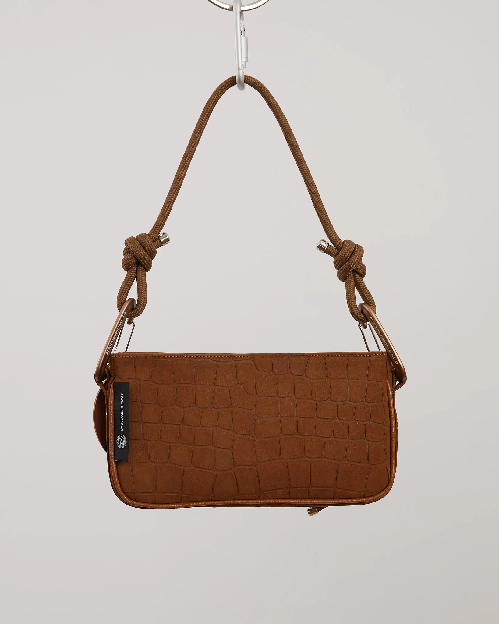 Paris Shoulder Bag - Marrom Croco - Image 5