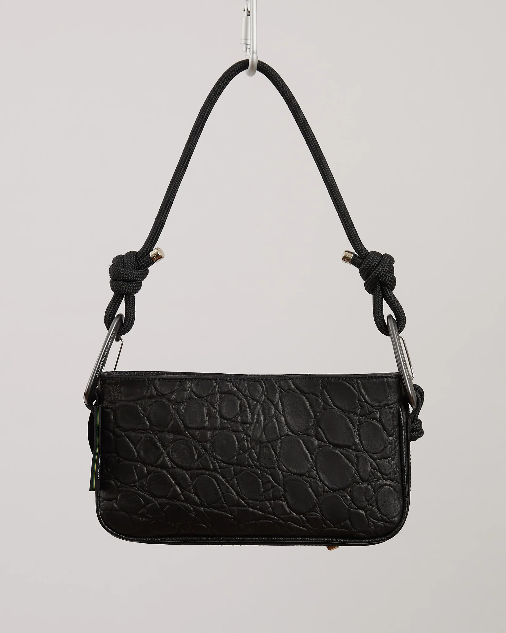 Paris Shoulder Bag - Preto Croco - Image 3
