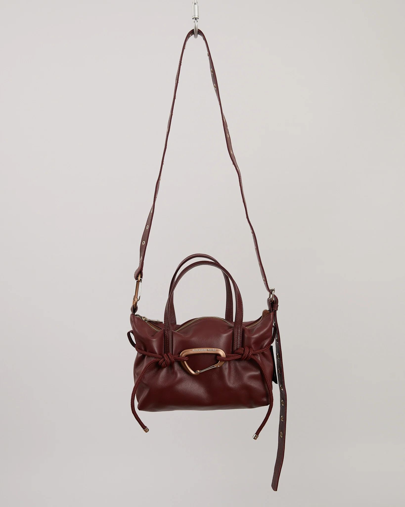 Pillow Shoulder Bag Small - Burgundy - Image 4
