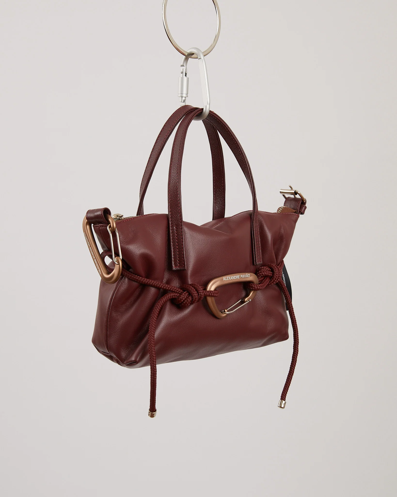 Pillow Shoulder Bag Small - Burgundy - Image 5