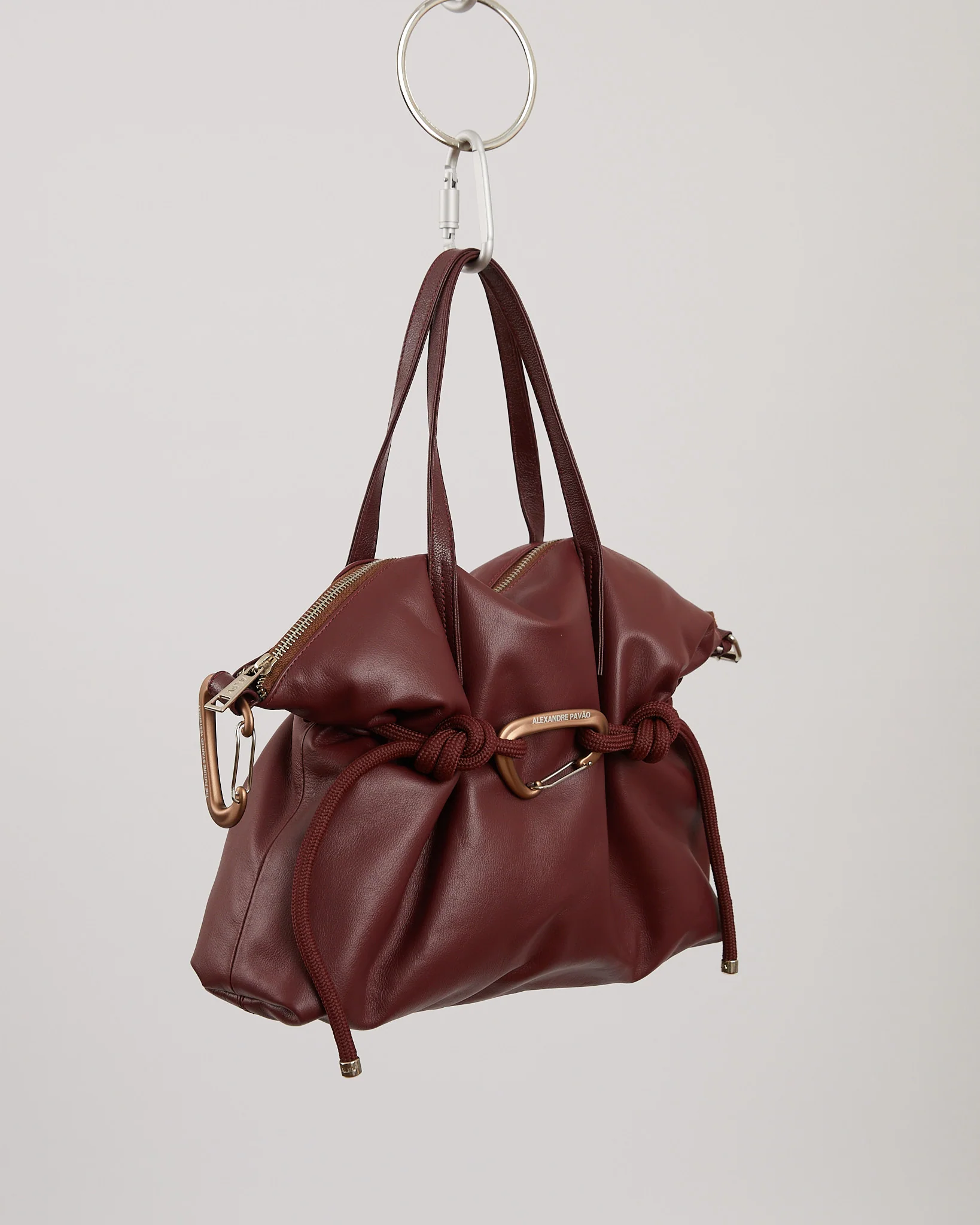 Pillow Shoulder Bag Large - Burgundy - Image 3