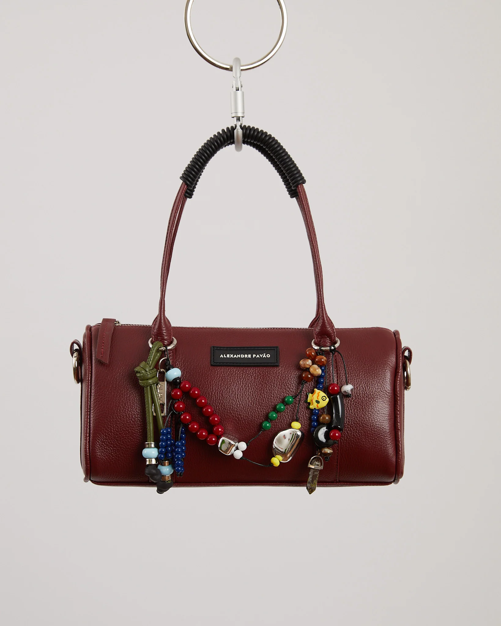 Sophia Beaded Handbag - Burgundy - Image 2