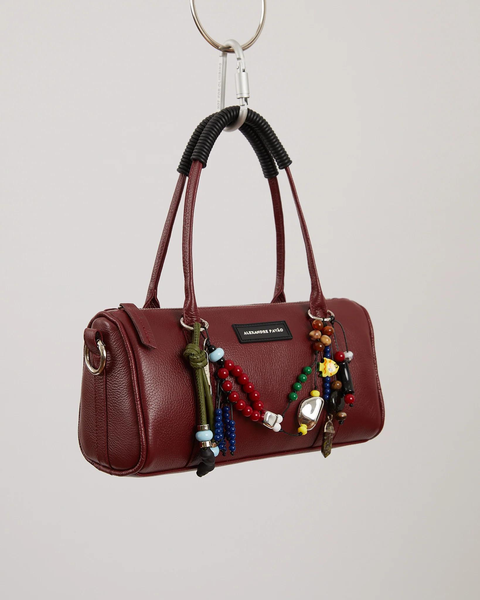 Sophia Beaded Handbag - Burgundy - Image 3